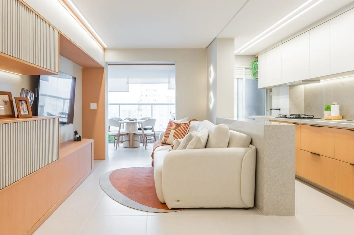 Apartamento Calmaria - Ambiente integrado