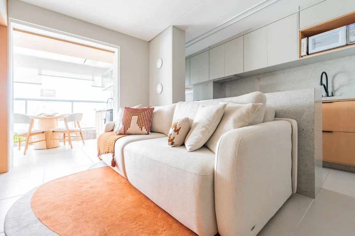 Apartamento Calmaria - Varanda fechamento automatizado