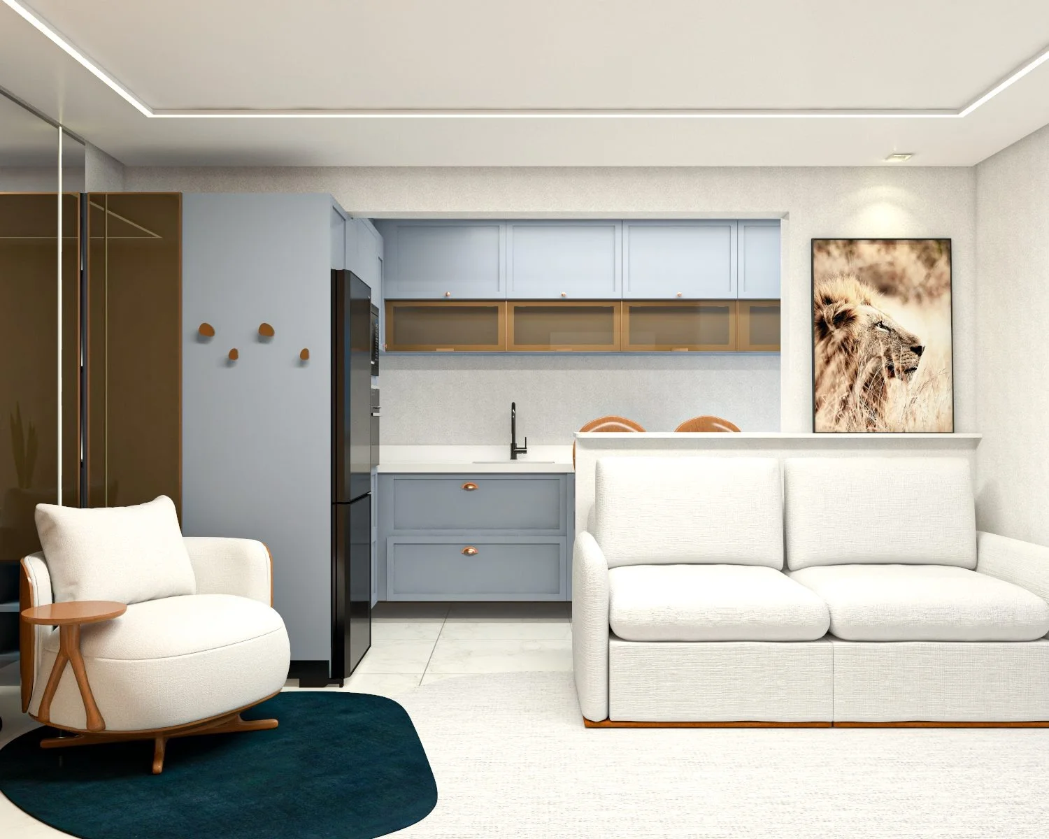 Projeto GJ - Ambiente com cores suaves
