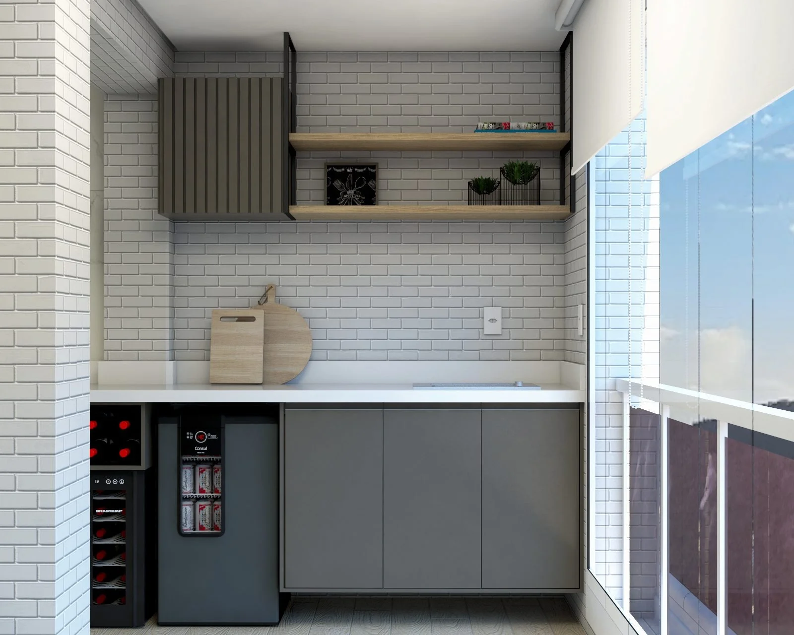 Apartamento L J - Ambiente atemporal