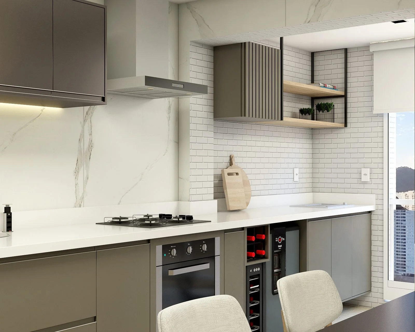Apartamento L J - Ambiente sofisticado