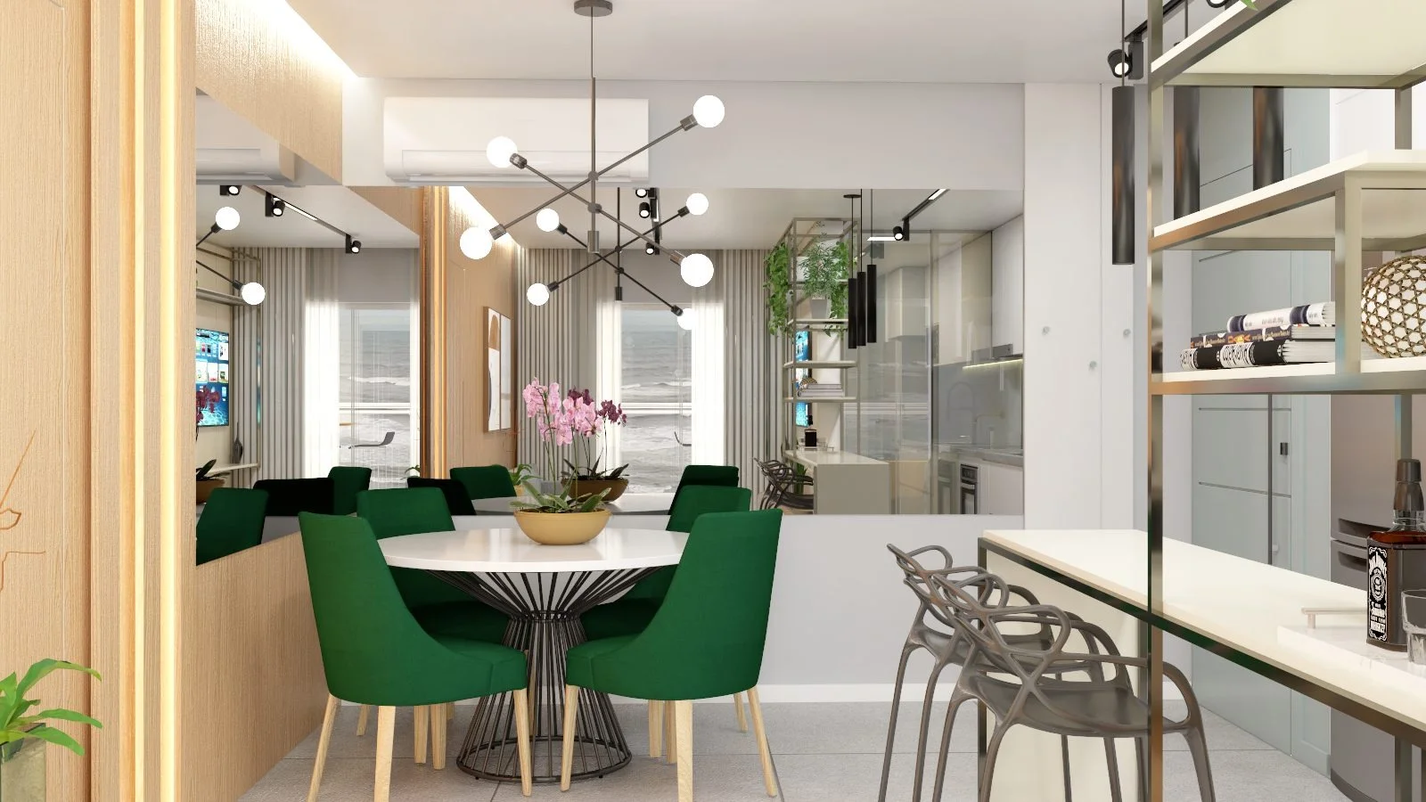 Apartamento Míraz - Ambiente sofisticado