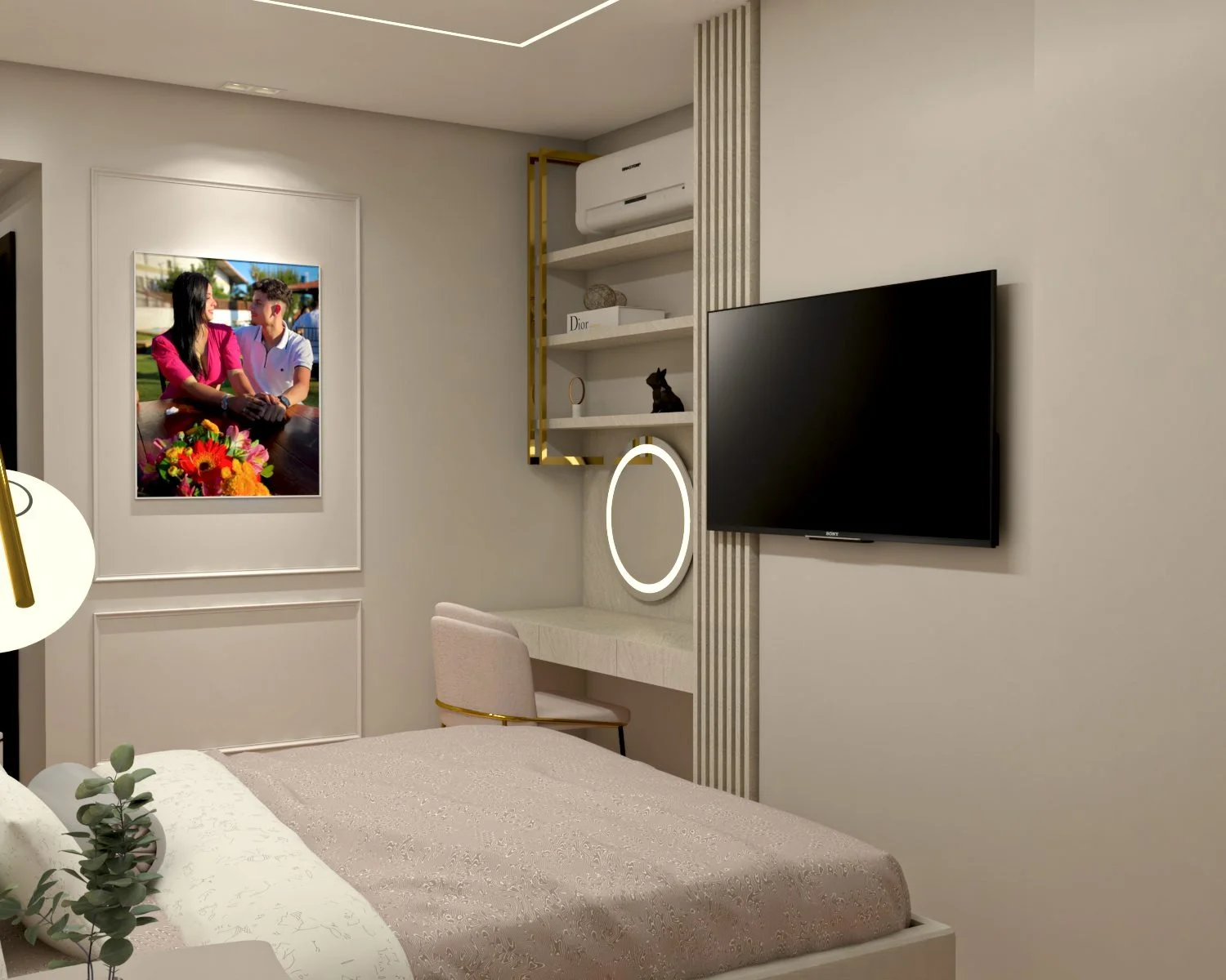 Apartamento Roma - Espaço de convivência