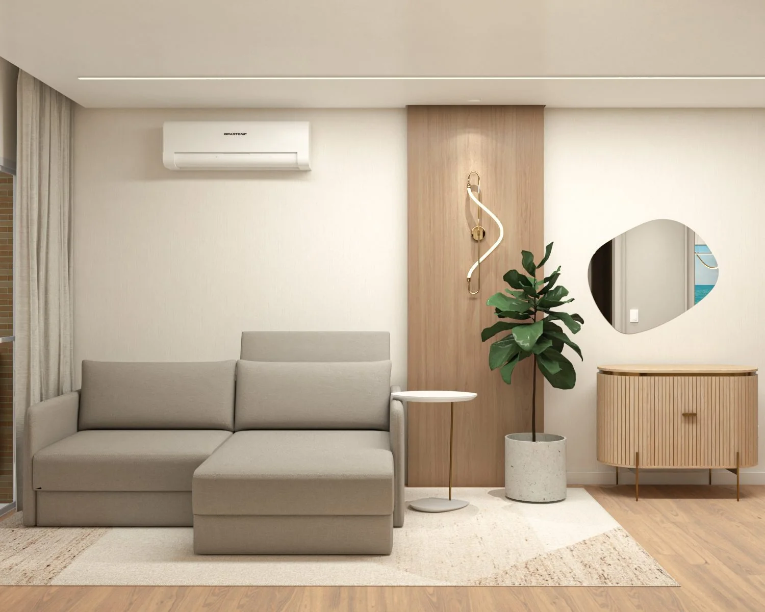 Apartamento Roma - Ambiente acolhedor